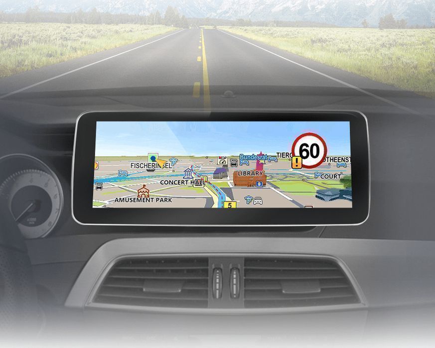 Ekran Radio Android Auto CarPlay Navi Mercedes C W204 Ekran 10.25" PL