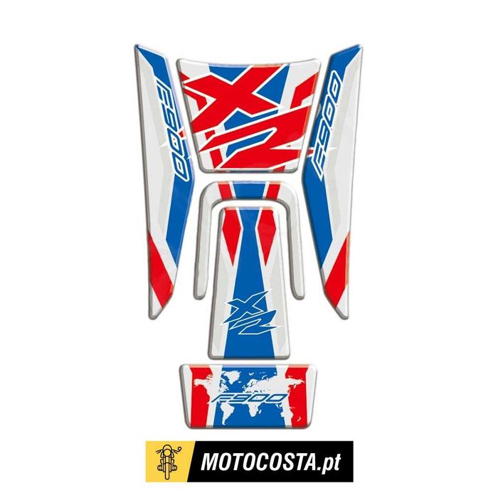 Protetor de Depósito 3D BMW F900XR - Autocolante Anti-Risco