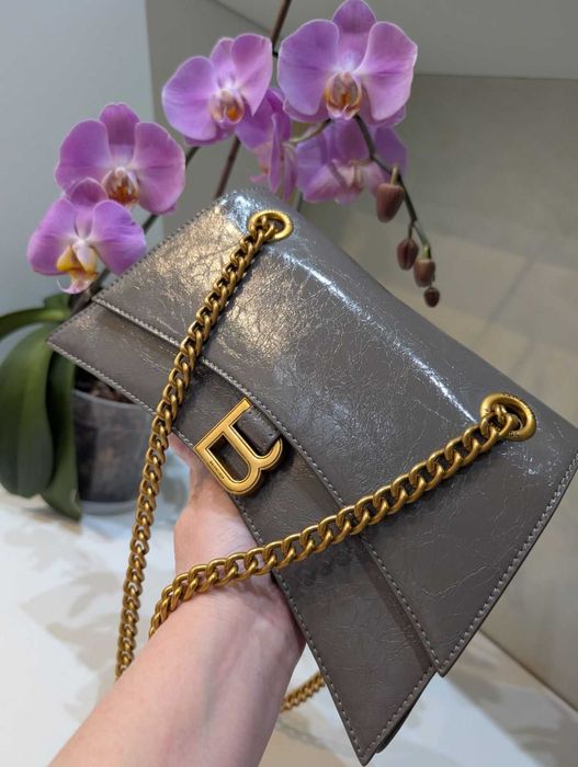 Сумка  Balenciaga  25 см довжина з натуральної шкіри, сумочка Балансиага кожаная