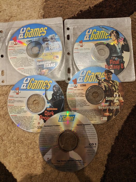 5 CD 5 CD pc games comnandos 2 finał fantasy 8