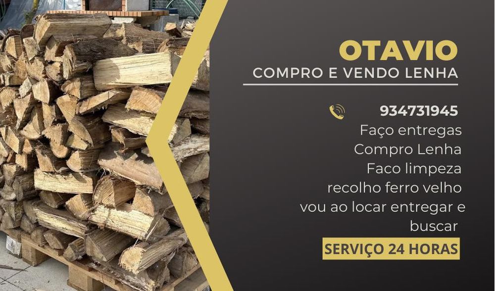 Vendo lenha seca de pinho 35€m3