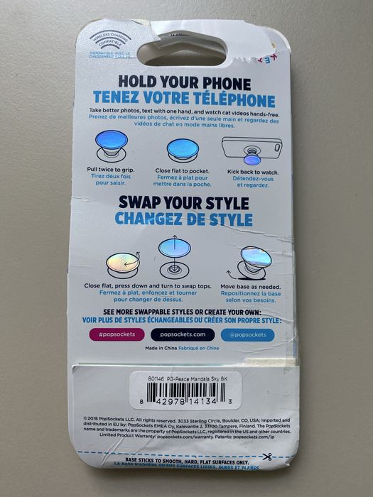 Uniwersalny stojak / uchwyt PopSockets Mandala PopGrip