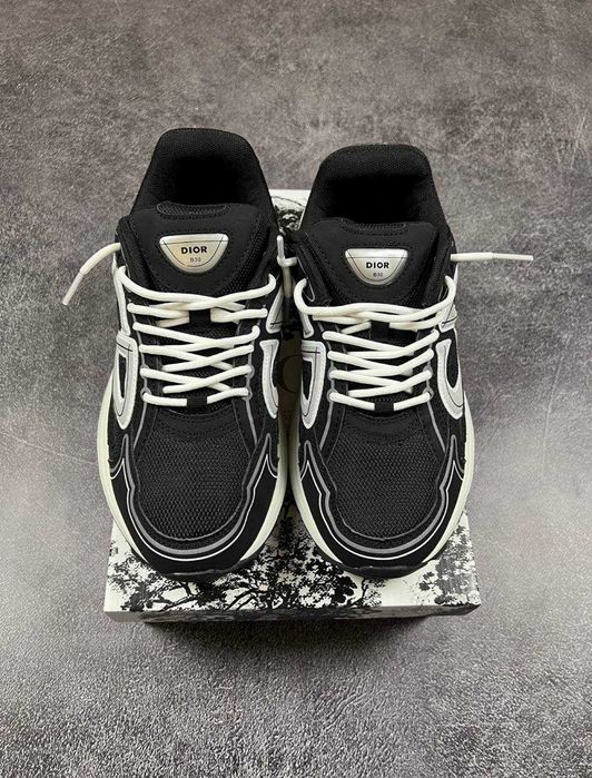 (БЕЗ ПЕРЕДОПЛАТИ) Dior B30 Black White Діор 530 чорні білі