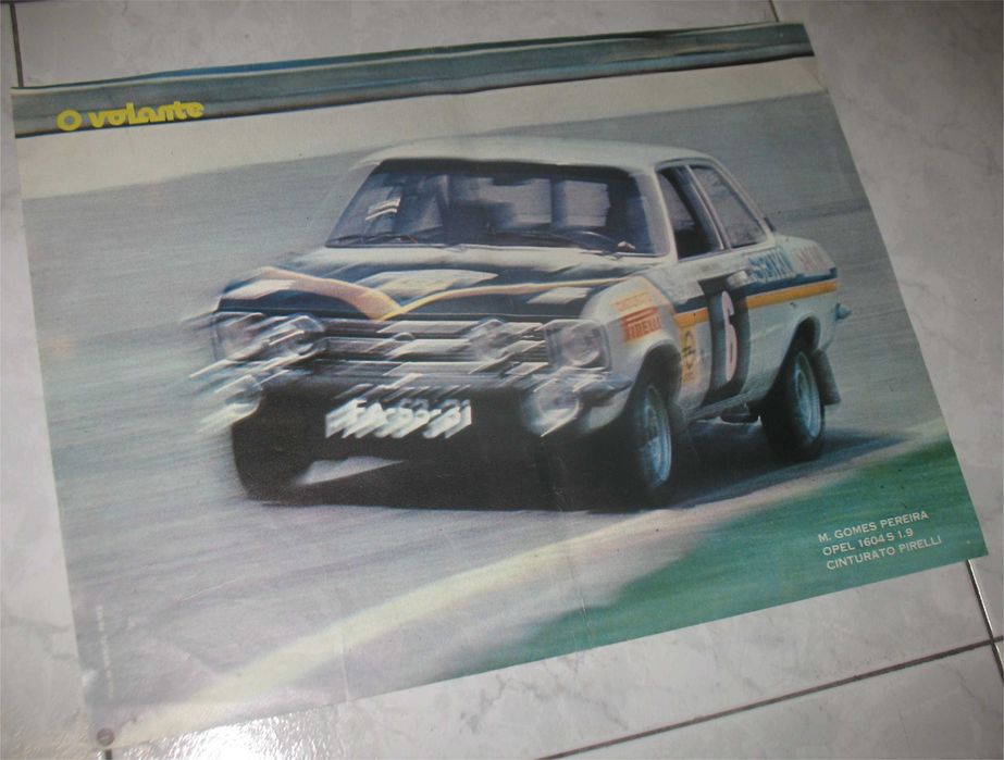 Poster - Opel 1604 S 1.9 - M. Gomes Pereira
