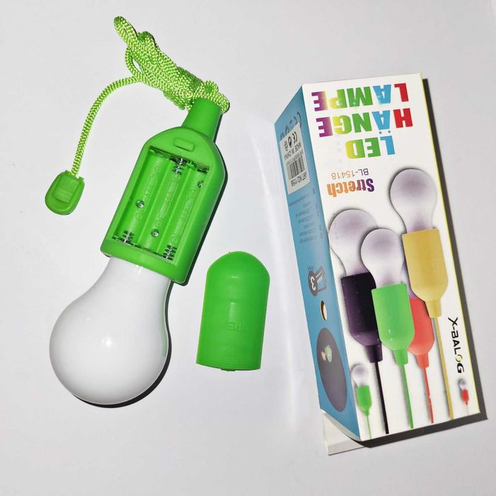 Led Фонарь лампочка лампа светильник на батарейках подвешивается