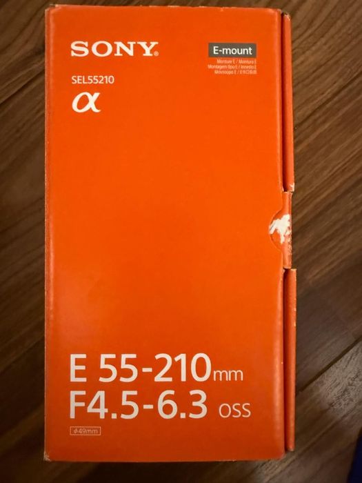 Sony E 55-210mm F4.5-6.3 OSS — Teleobjetiva para Sony Alpha