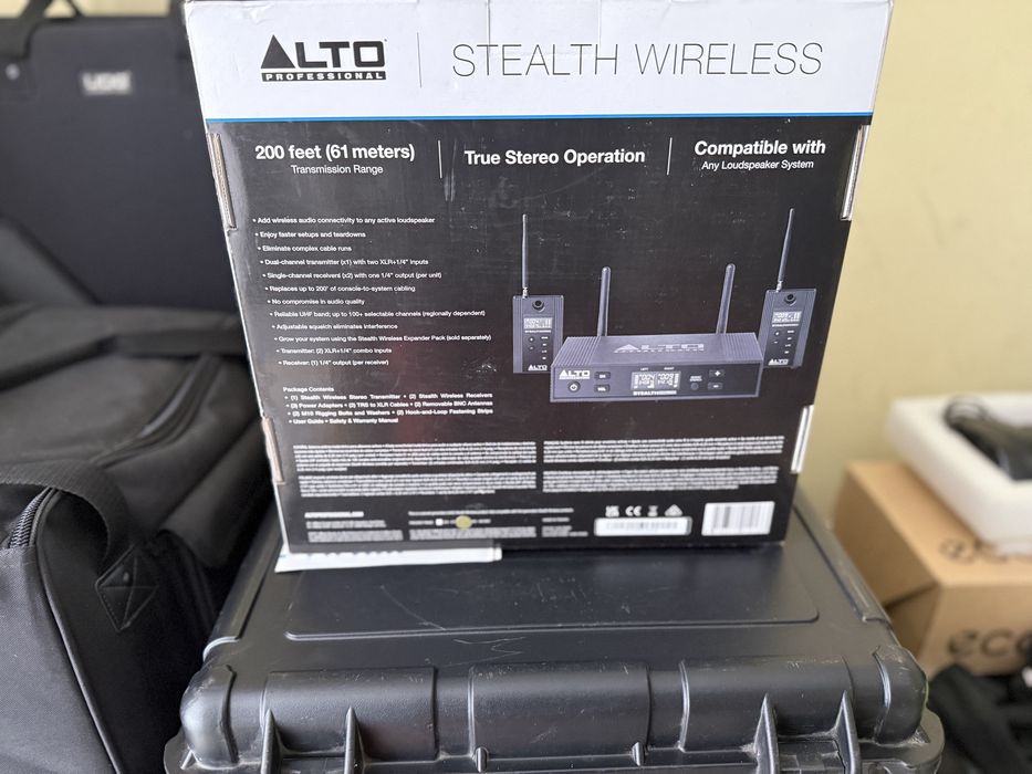 Alto Stealth Wireless MK2 +  case