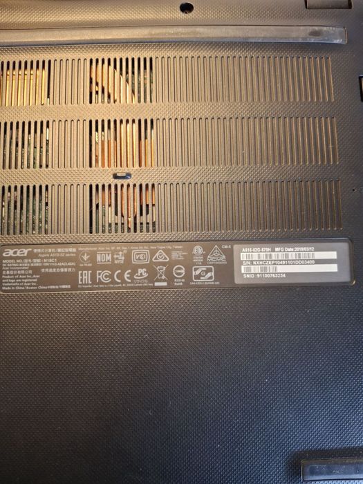 Laptop Acer Aspire A515-52G