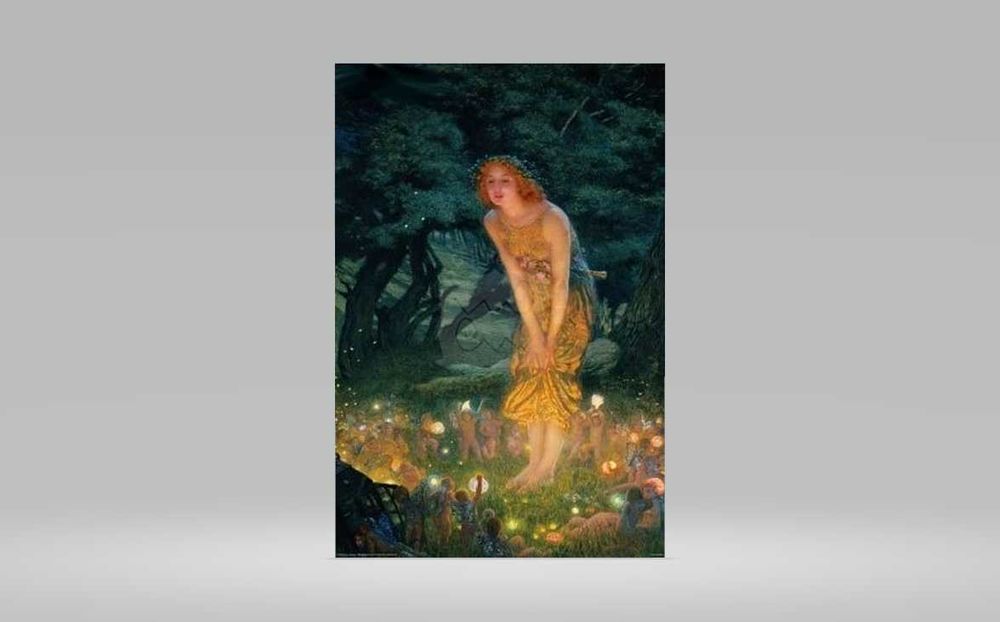 Edward R. Huges Midsummer Eve Plakat 61x91,5 cm