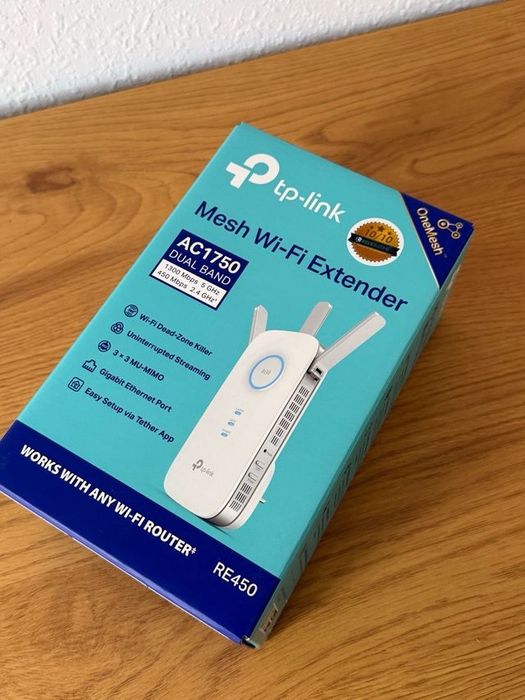 Ретранслятор TP-LINK RE450 WiFi5 / AC1750 /