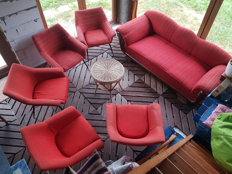 Fotele plus sofa PRL , lata 70