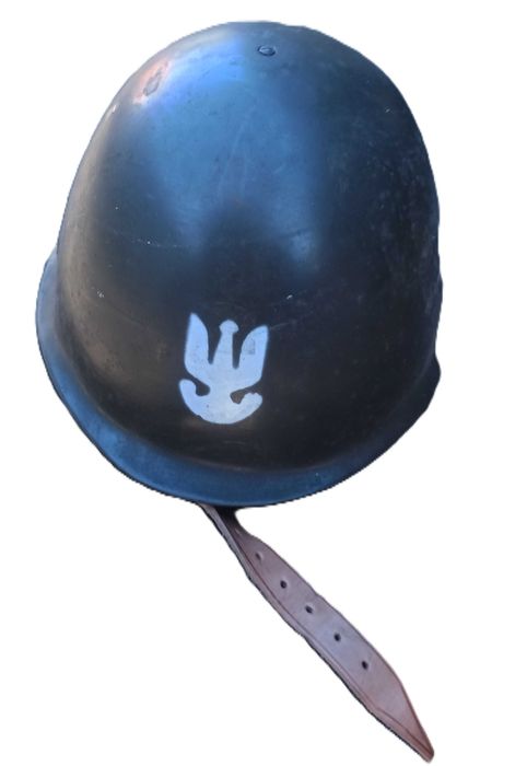 Hełm Wz.67 Kask Wojskowy Polski Lotniczy plastikowy + PŁASZCZ OP-1