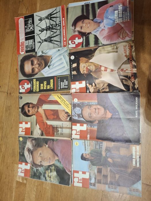 Revistas antigas nova gente e televisão