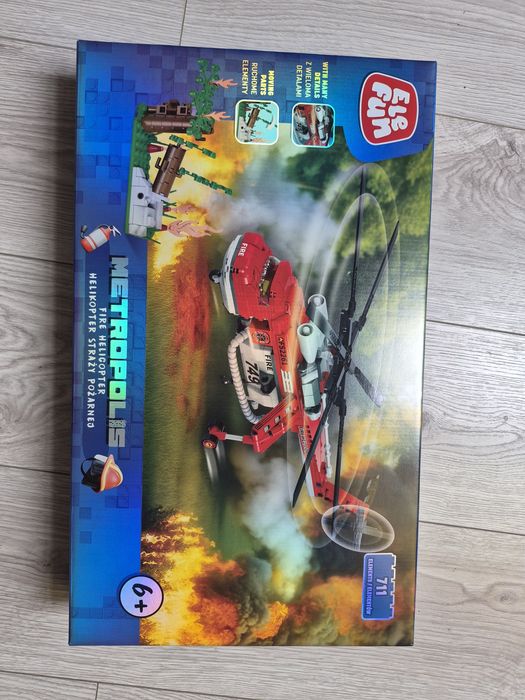 Elefun klocki helikopter straży pożarnej