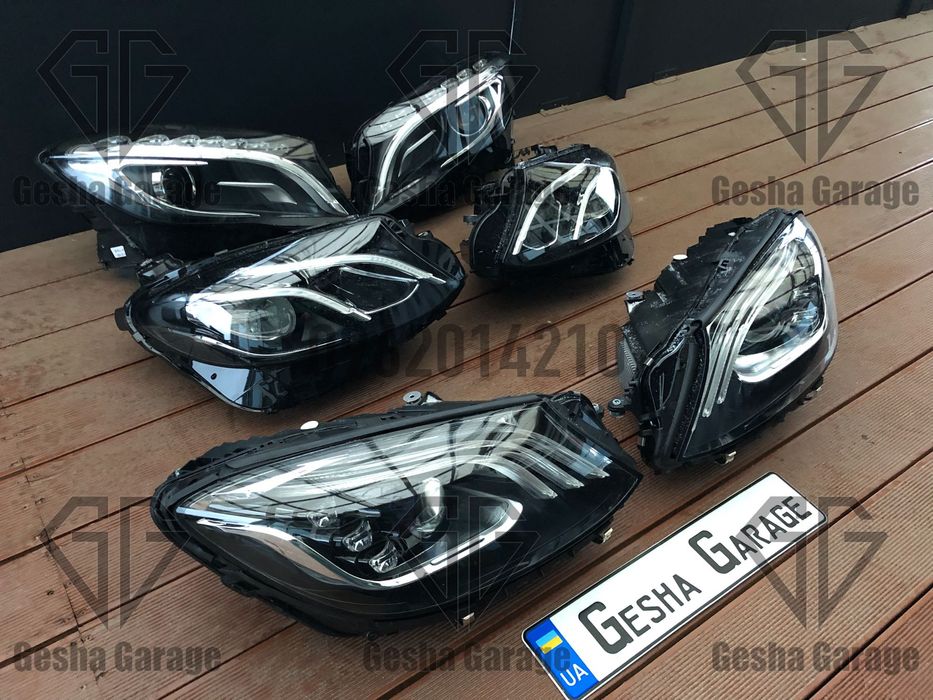 Фара фари Mercedes мерседес w117w213w222w447w156w166 fullled xenon lci