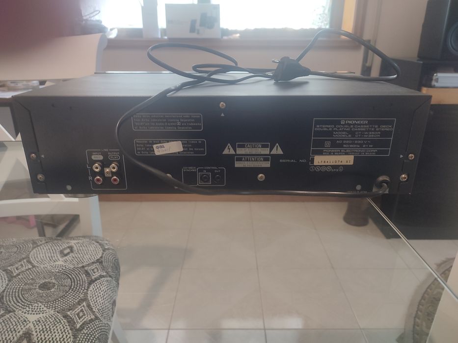 Deck cassetes pioneer CT-W350R