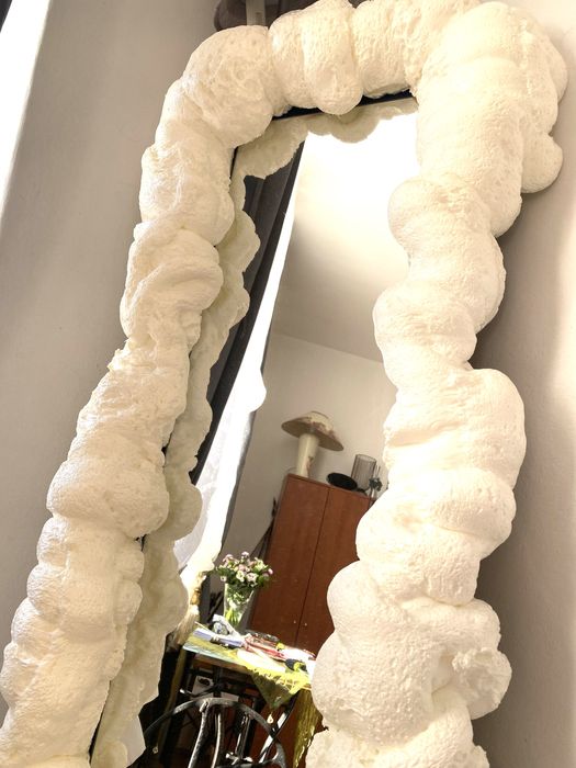 Duże customowe lustro hand made 110x55 cm