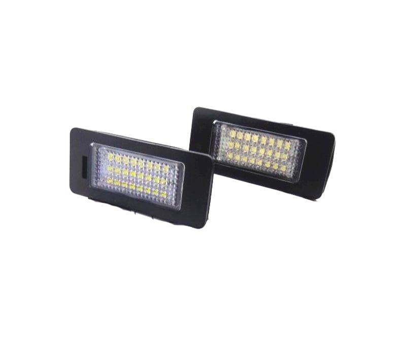 LUZES MATRÍCULA AUDI Q5 A4 A5 A1 TT VOLKSWAGEN VW PASSAT B6 KOMBI SKODA CANBUS LED BRANCO PURO