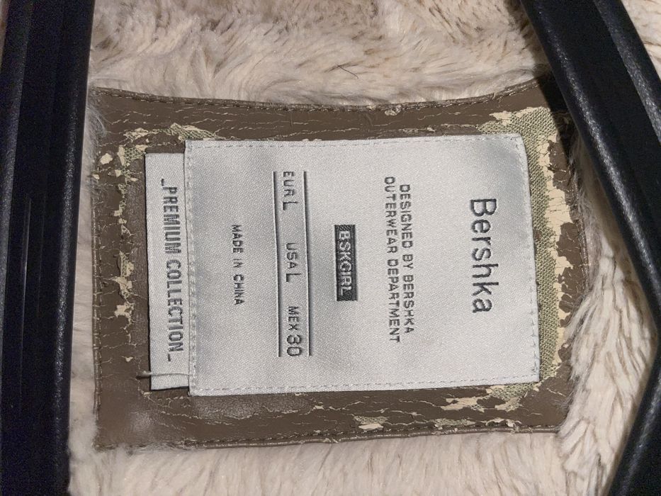 Casaco de pelo bege