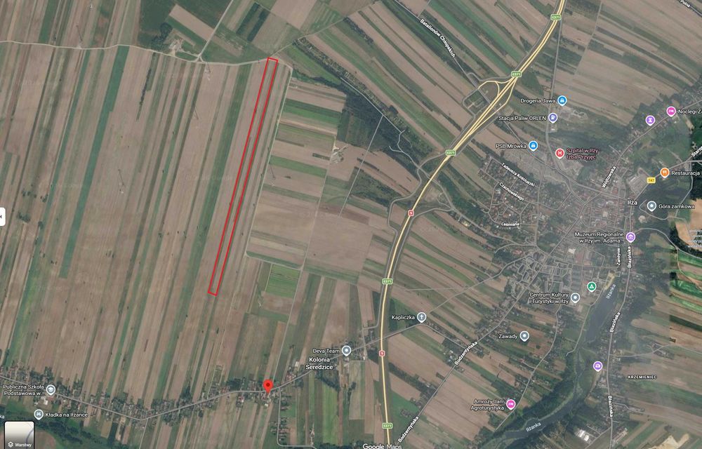 Działka rolna 2,25 ha Seredzice