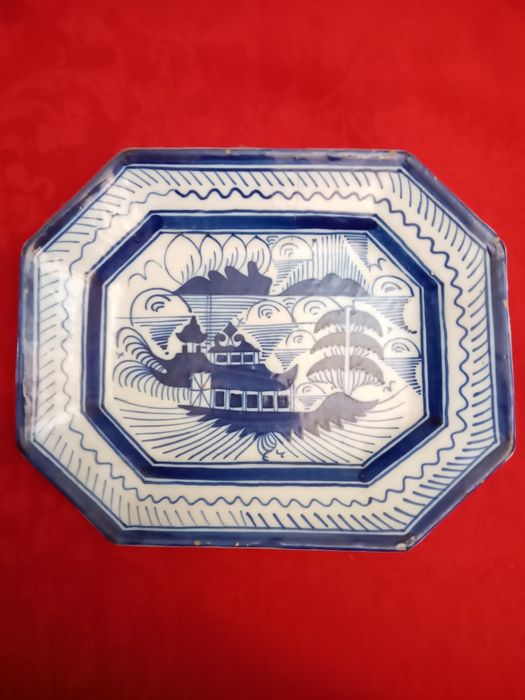 Travessa em faiança Cavaco