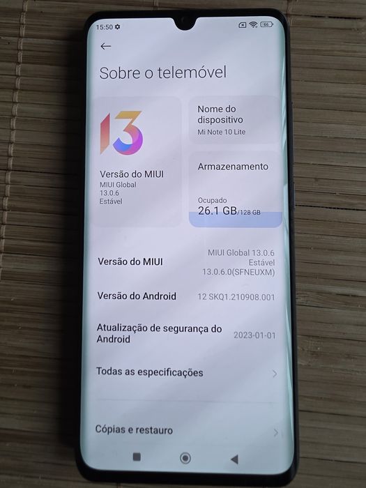 Telemovel Xiaomi Mi Note 10 Lite