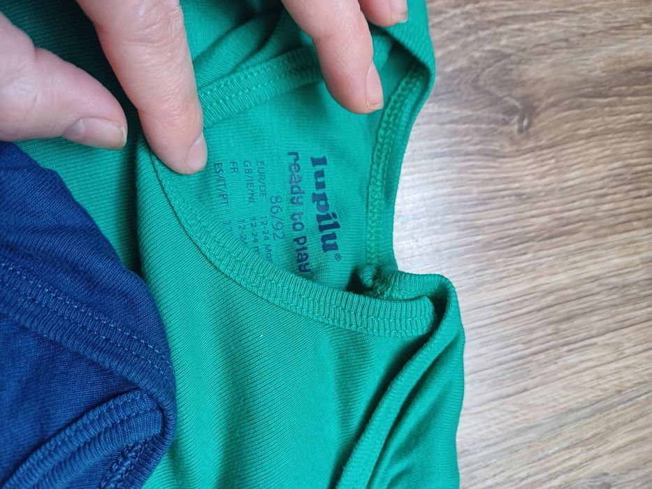 4 body z długim rękawem dla chłopca i 2 pary spodni do spania 92