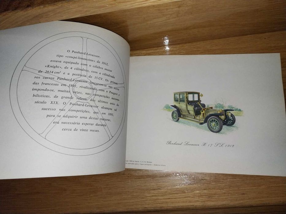 Automoveis Antigos - Livro Antigo 1976