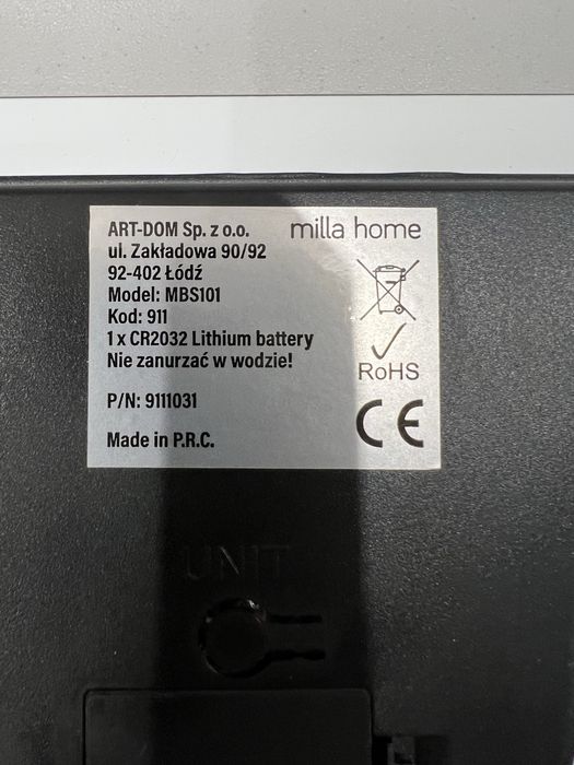 Wagi podłogowe Milla Home