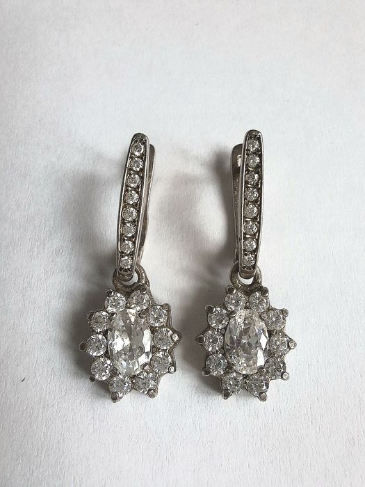 Серьги серебряные