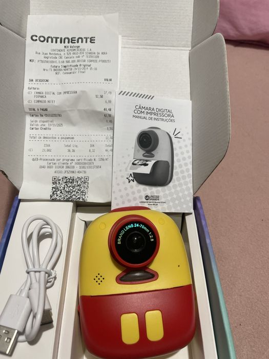 Camera  digital infantil /foto e videos /imprime e grava na memoria