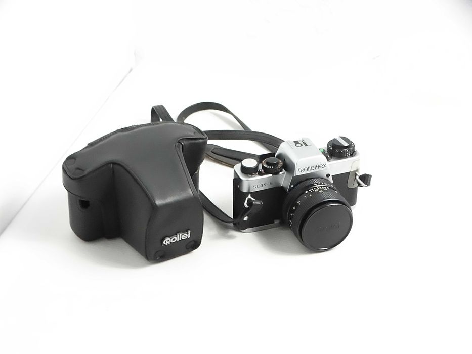 Unikatowy ROLLEIFLEX SL35 E + obiektyw Planar 1.8/50 Sprawny, z kliszą