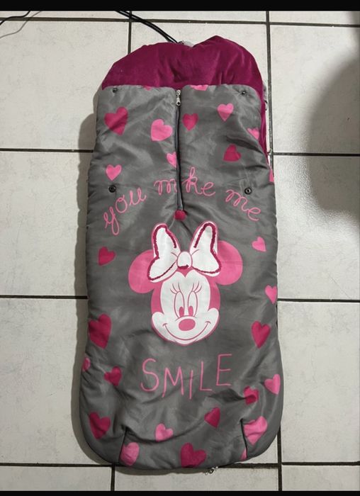 Saco Minnie para carrinho/ cadeira do carro