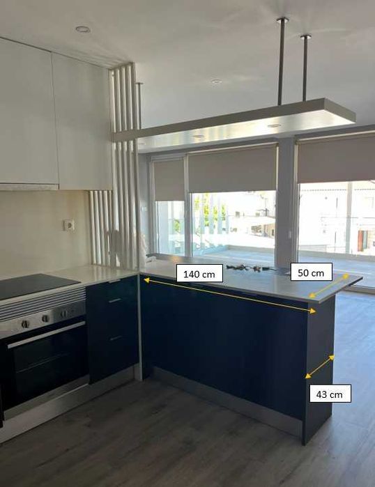 Cozinha completa com Mármore Royal Stone