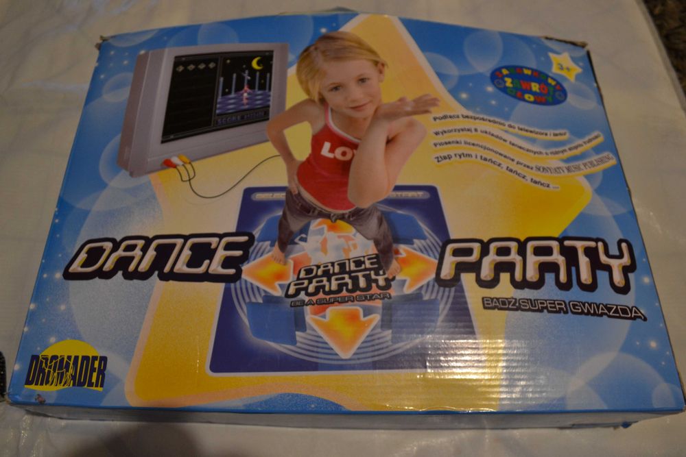 Dance Party gra elektroniczna mata do tańczenia 8 bit klasyka