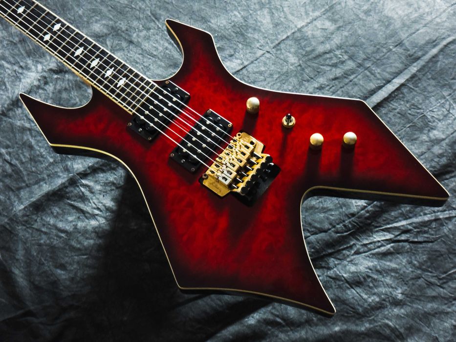 B.C. Rich Warlock-920JE See Through Red Burst