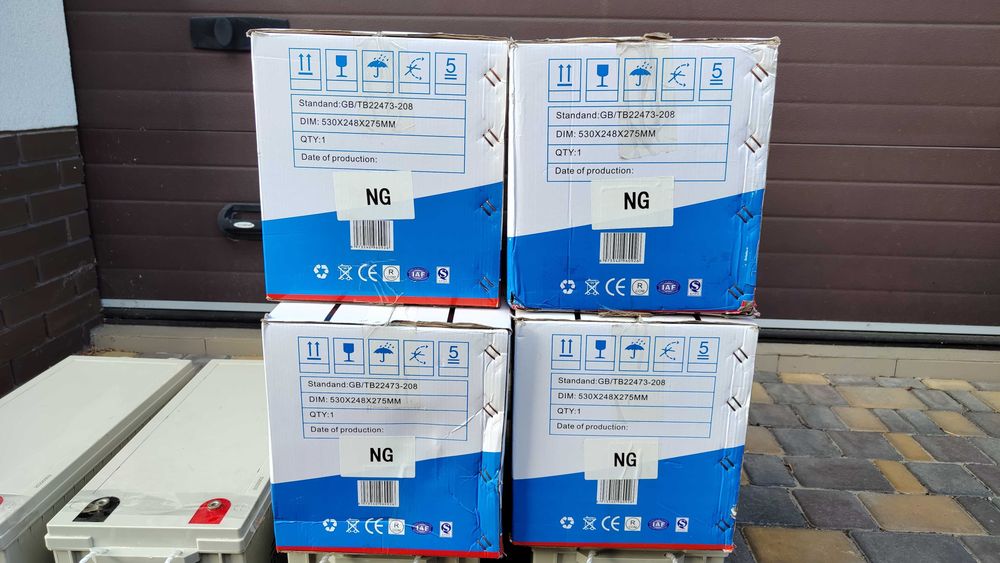 Продам 4 шт. Б/У гелеві акумулятори 200Ah 12V Jarrett GEL Battery