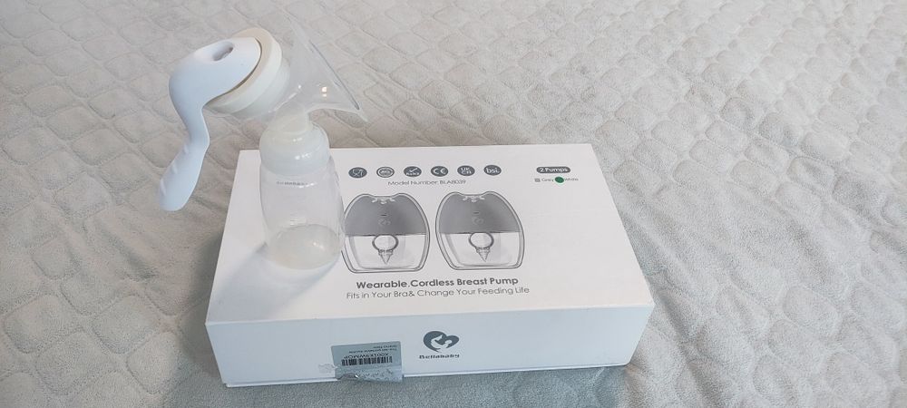Молоковідсмоктувачі Bellababy Hands-Free , model BLA8039  + Ручний насос у подарунок