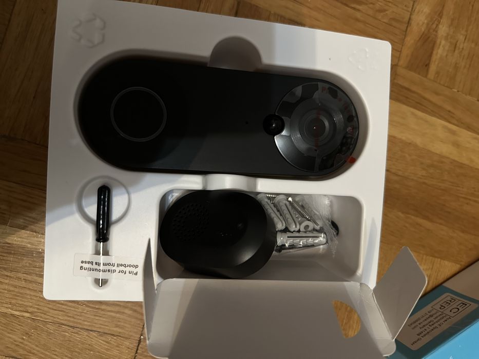 Wideodomofon dzwonek WiFi kamera 1080P Tuya Smart zestaw OKAZJA