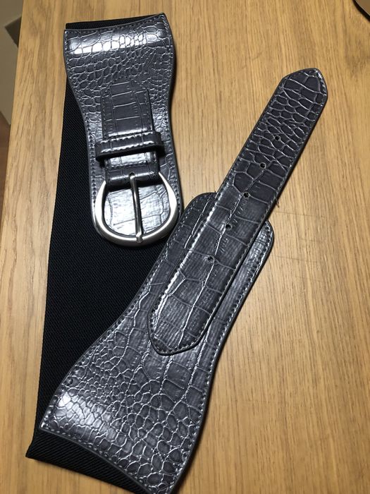 Pasek skórzany damski