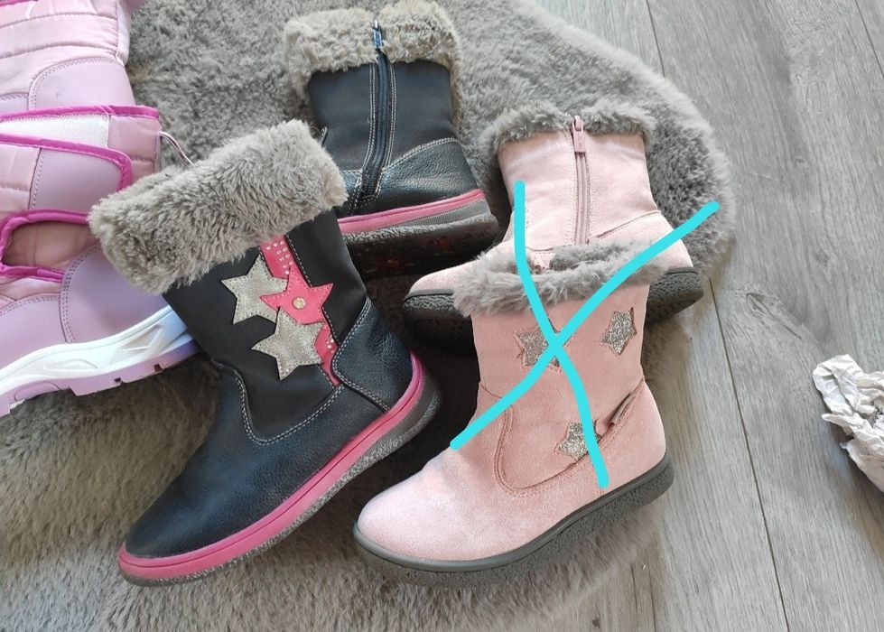 Kozaki dla dziewczynki rozmiar 29