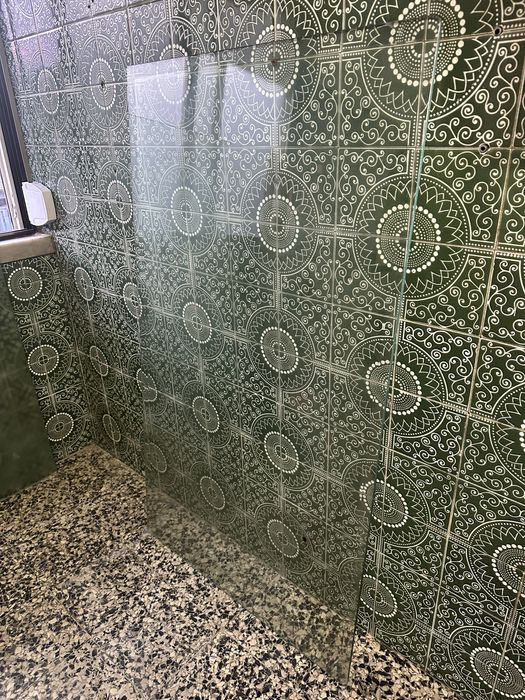 Tampo de mesa em vidro