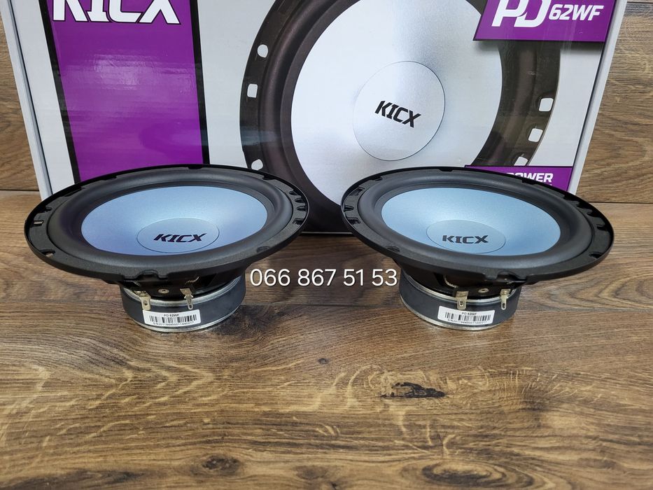 Мідбаси 16см Kicx PD 62WF /динаміки в авто/колонки/120Вт