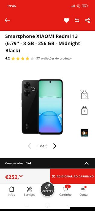 Redmi 13 com capas