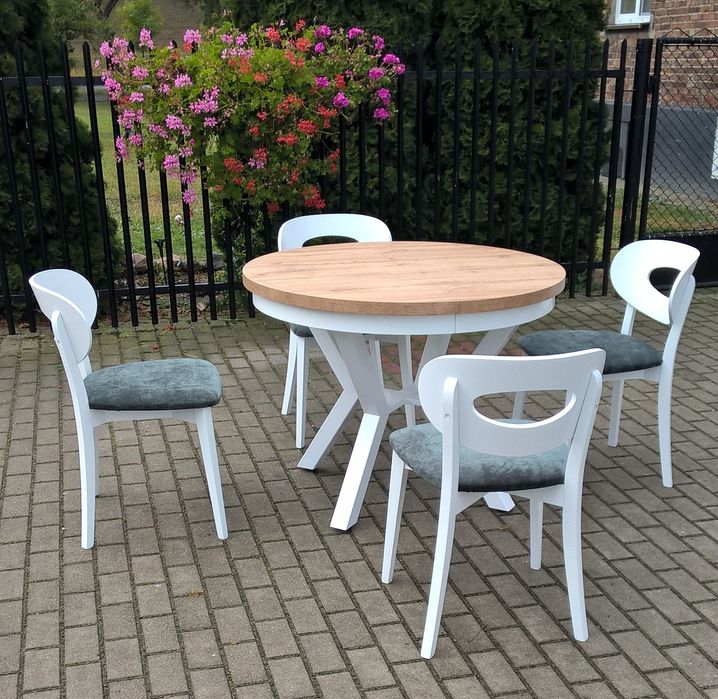 Stół okrągły rozkładany premium