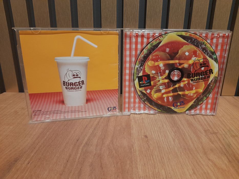 Burger burger ps1 psx retro ntsc j kolekcjonerski stan import z Japoni
