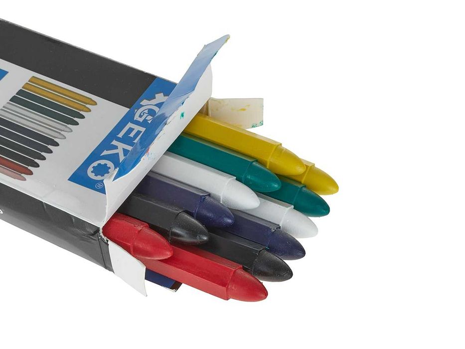 Водостійка крейда для шин, для шиномонтажу 12x120 мм набір з 12шт