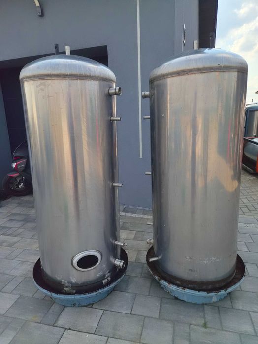 Bufor nierdzewny 550l 6 bar, zbiornik hydroforowy rewizja