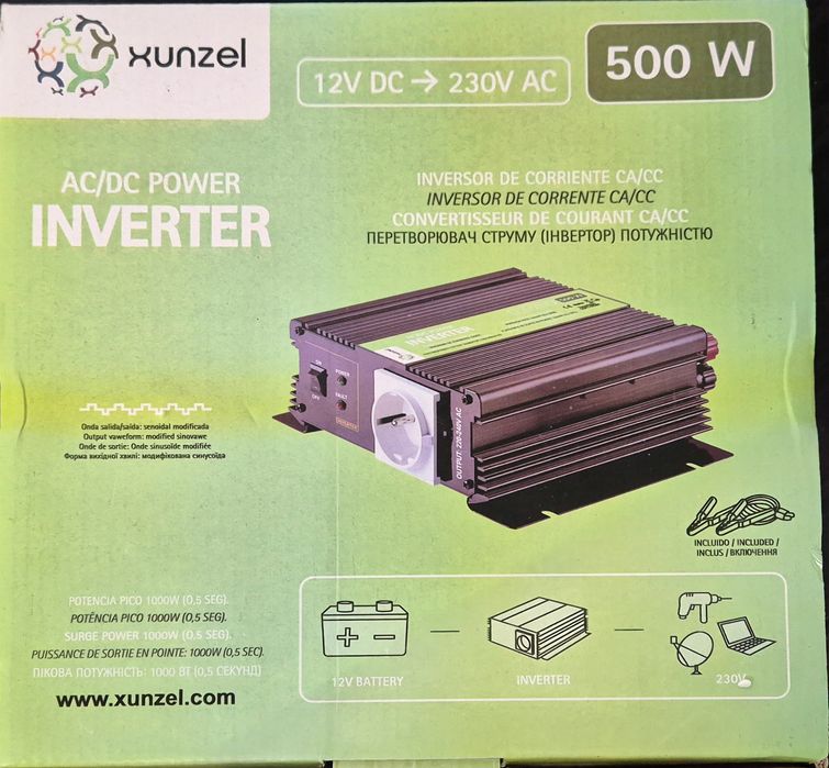 Inverter 12V 230V 500W