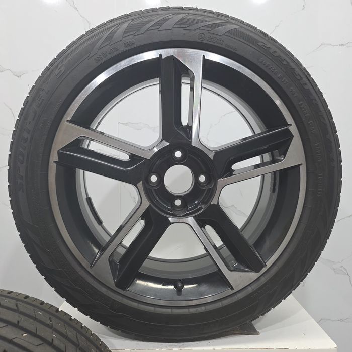 Jantes 17" originais Fiat Stilo com pneus 4x98